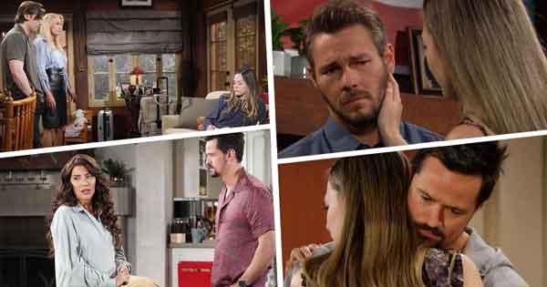 B&B Week of July 3, 2023: Steffy told Liam they weren't getting back together. Hope asked Liam to forgive her, but he refused. When she learned Steffy was on Liam's mind, Hope told Thomas that she wanted him.
